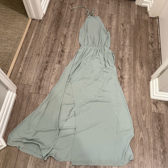 Show me your mumu heather maxi dress, silver sage - Picture 2 of 4